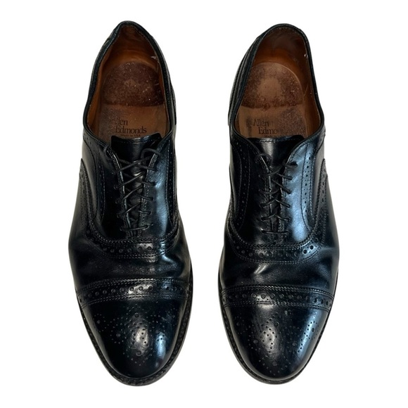 Allen Edmonds Strand Cap-toe Oxford Dress Shoe Black Size 11 - Picture 2 of 7